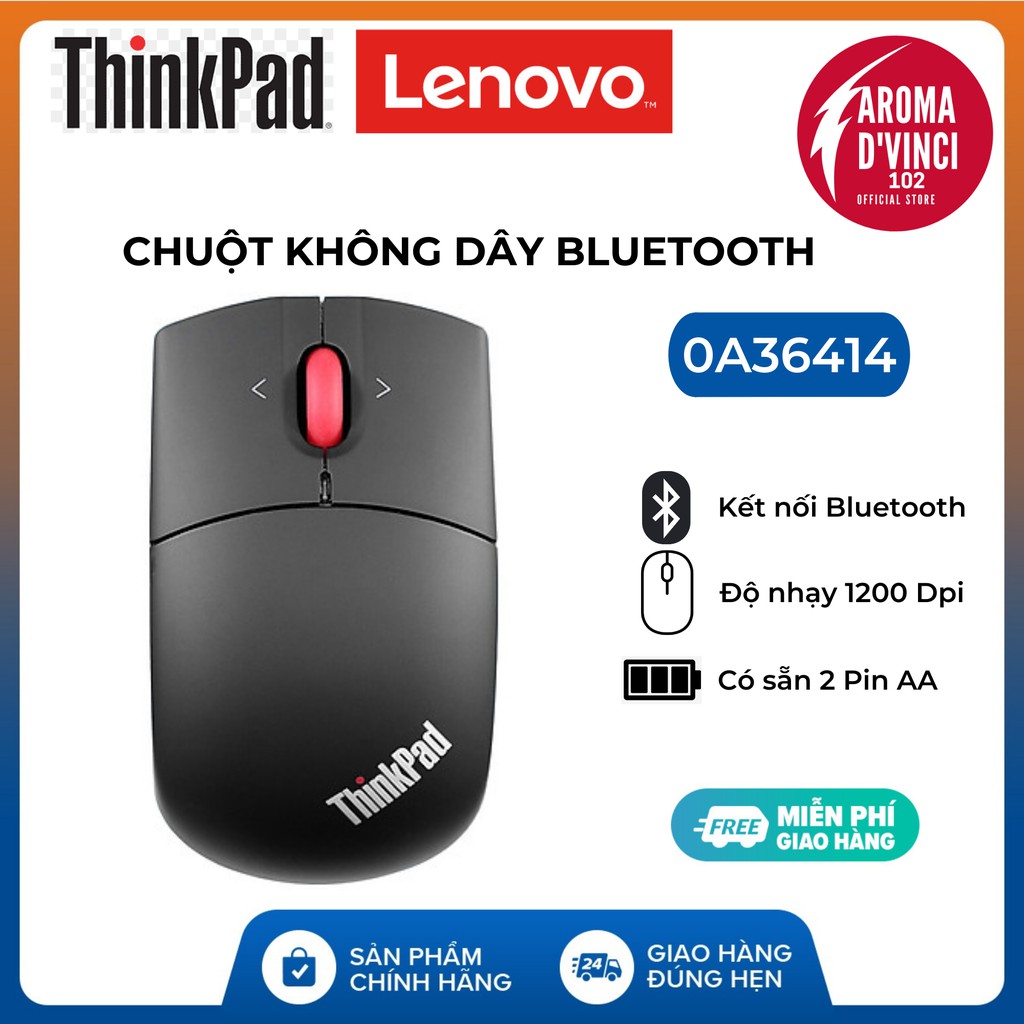 [⚡️Sẵn hãng] Chuột Laser không dây Bluetooth Lenovo Thinkpad 0A36414 (Premium - hàng cao cấp)