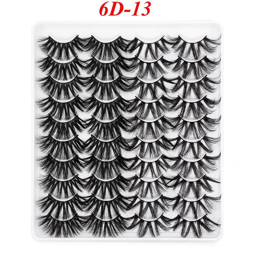 Bộ 20 Cặp Lông Mi Giả Handmade Dành Cho Nối Mi