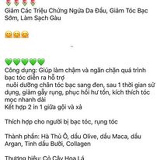 Dầu gội hà thủ ô 800ml