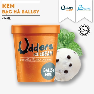  Kem Bạc hà Ballsy thương hiệu Udders (100ML/474ML)