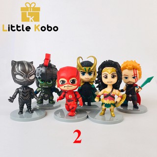 Mô Hình Marvel Mô Hình Avenger Siêu Anh Hùng Chibi