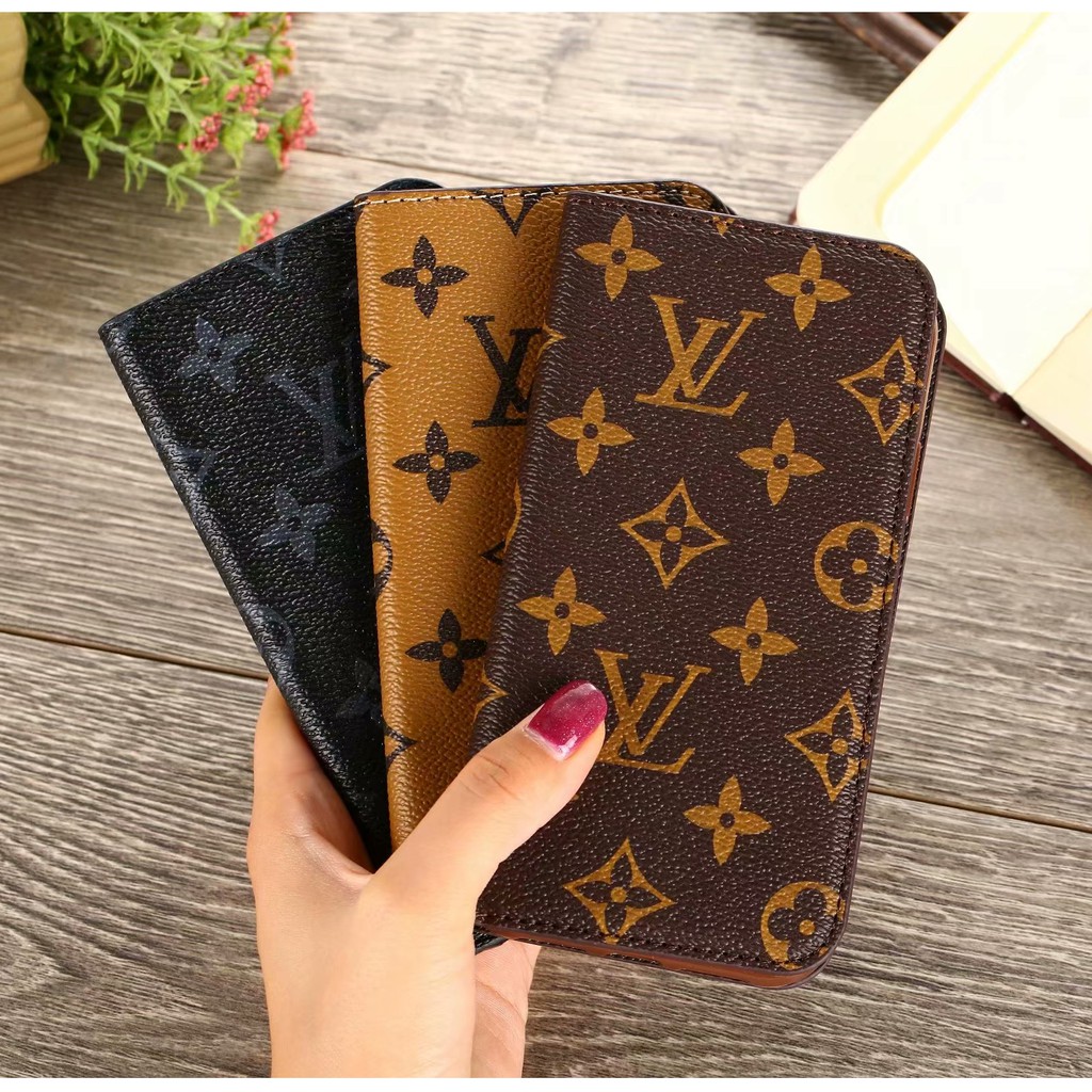 Ốp điện thoại bằng da kiểu ví có ngăn thẻ cho iPhone 12 11 8 7 6 6S Plus X XS MaX XR