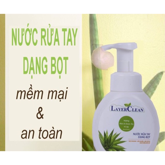NƯỚC RỬA TAY HỮU CƠ DẠNG BỌT