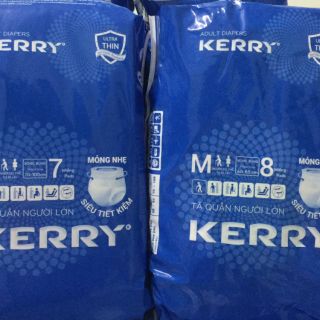 Combo 6 gói bỉm quần người lớn và bà mẹ sau sinh Kerry size M 48 miếng, size L42 miếng.