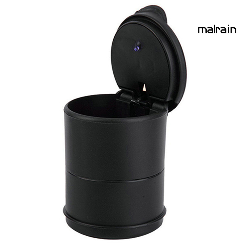 Gạt tàn thuốc lá hình trụ tích hợp đèn led sáng tạo tiện dụng