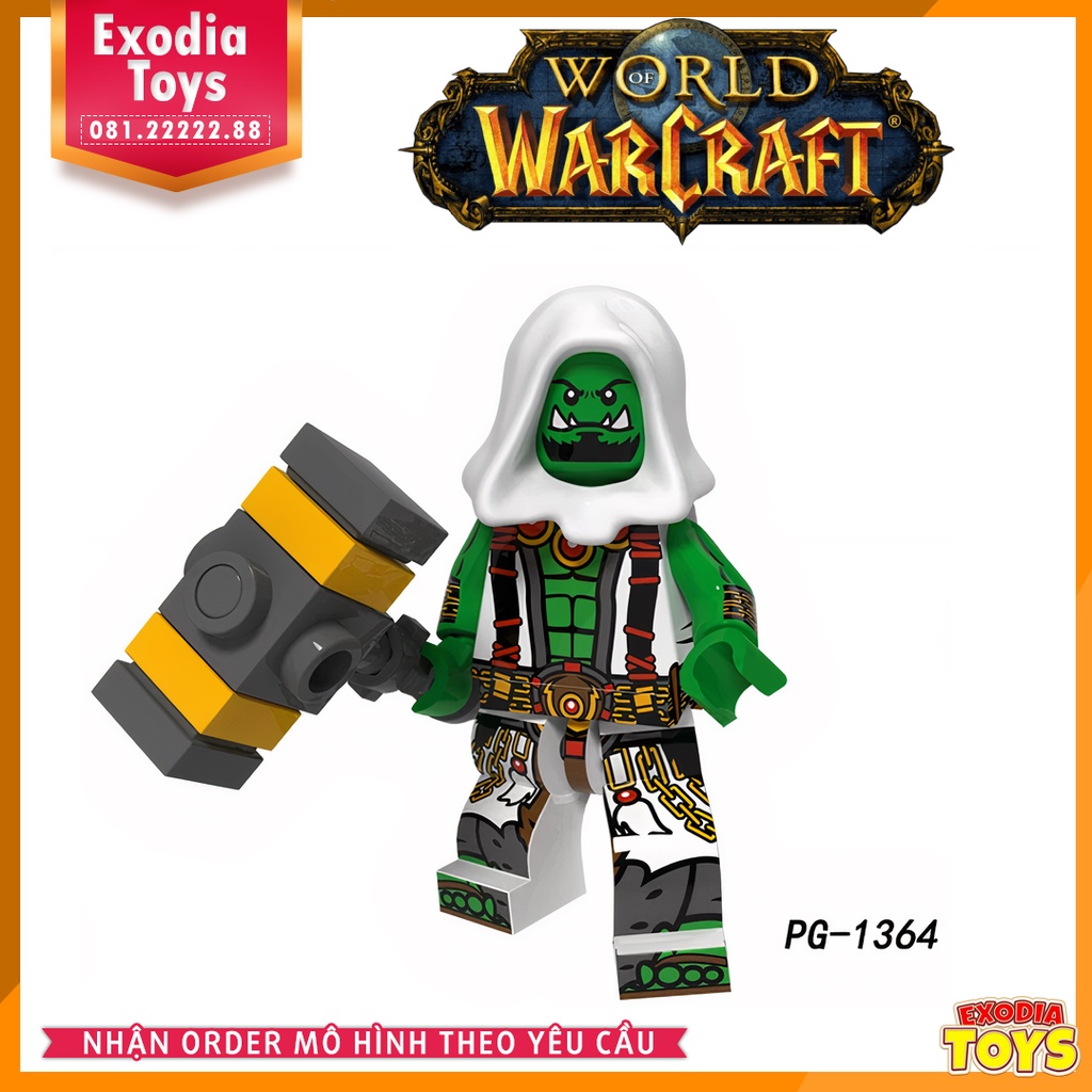 Xếp hình Minifigure nhân vật trò chơi World of Warcraft - Đồ Chơi Lắp Ghép Sáng Tạo - POGO PG8165