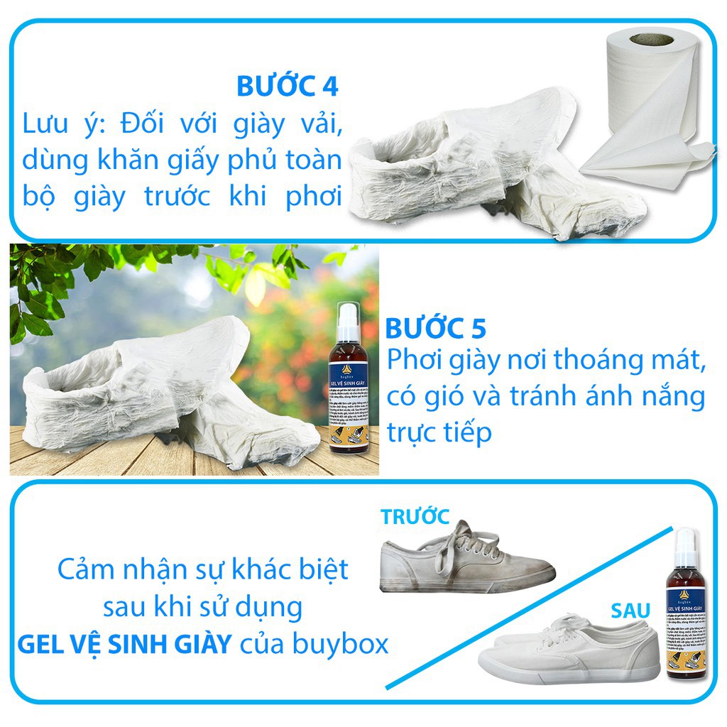 NEW | Bán Chạy | Gel vệ sinh giày và giặt giày (100ml) - buybox - PKBB59 SẴN . 2020 2020 WT * XX