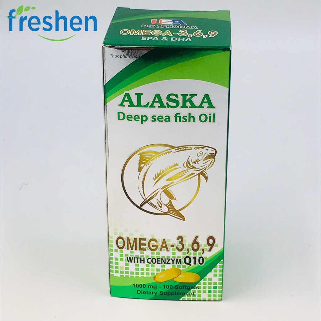 ALASKA  OMEGA 3,6,9 - Hỗ trợ cải thiện trí lực , giảm nguy cơ xơ vữa động mạch do tác hại của oxy