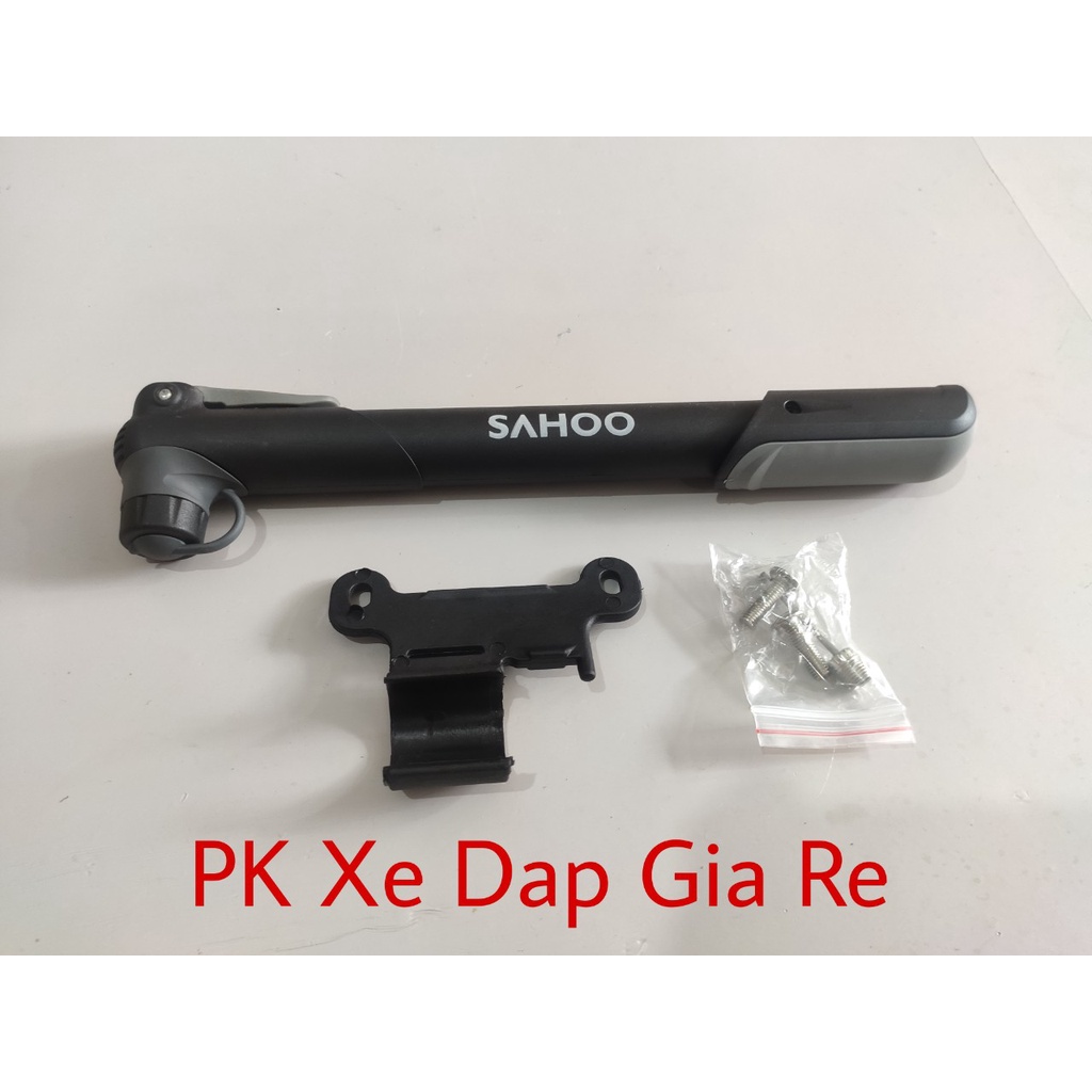 Bơm xe đạp cầm tay mini SAHOO, Bơm Xe Đạp Mini Treo Sườn Xe Đạp Nhỏ Gọn Tiện Dụng