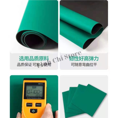 Thảm cao su lót bàn kỹ thuật chống tĩnh điện