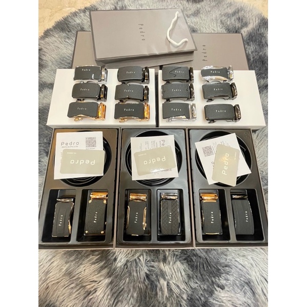 Set thắt lưng da nam Full box, dây nịt dây lưng nam 2 mặt khoá hợp kim cao cấp, set quà tặng sinh nhật nam 💁🏻‍♂️💁🏻‍♂️