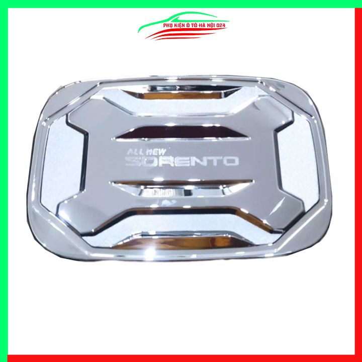 Ốp nắp xăng Sorento 2020-2023 mạ crom bảo vệ chống trầy trang trí ô tô