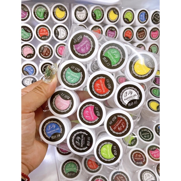 Sét gel vẽ 12 màu