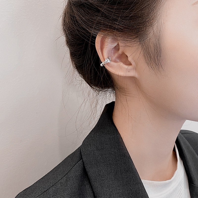 Bông Tai Kẹp Nịch Tim - TS1423