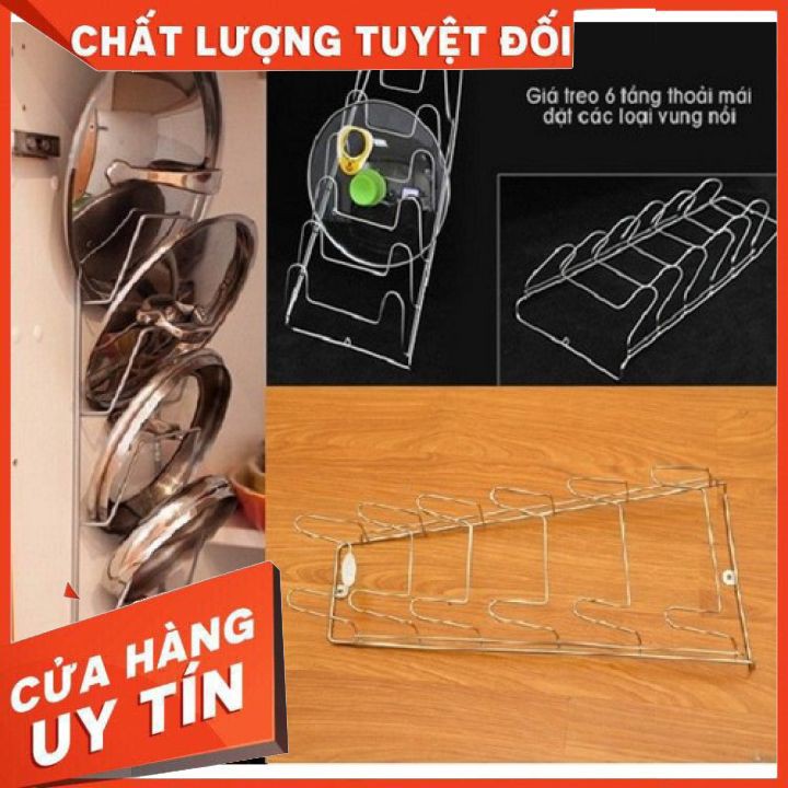 Giá Treo Vung Nồi Inox + Tặng 1 Bàn Chải Đánh Răng