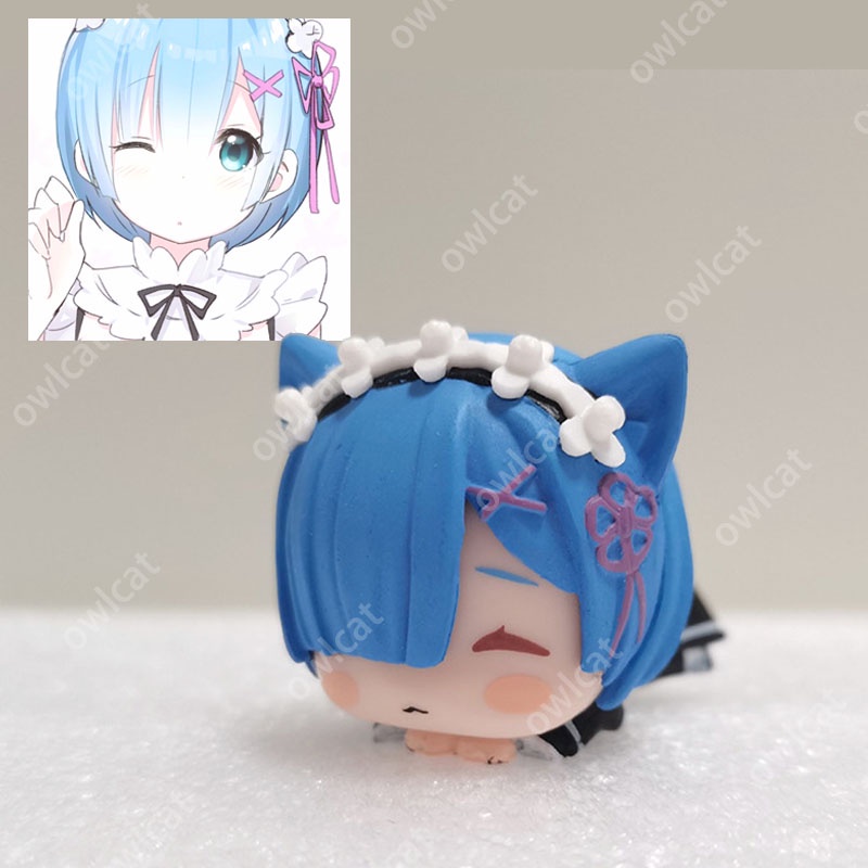 Nhân Vật Ram Emilia Echidna Kitty Đang Nằm Dễ Thương Mô Hình Nhân Vật Nữ Anime Re: Life in a Different World from Emily