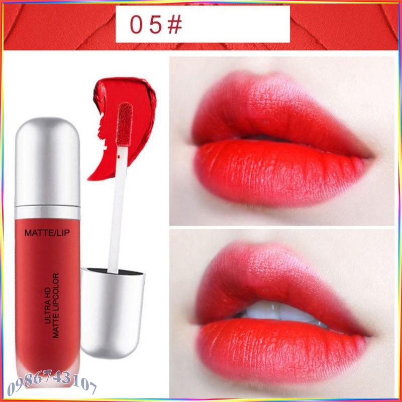 Son kem lì Novo Big Ultra HD Matte Lip bền màu chống trôi ABU8