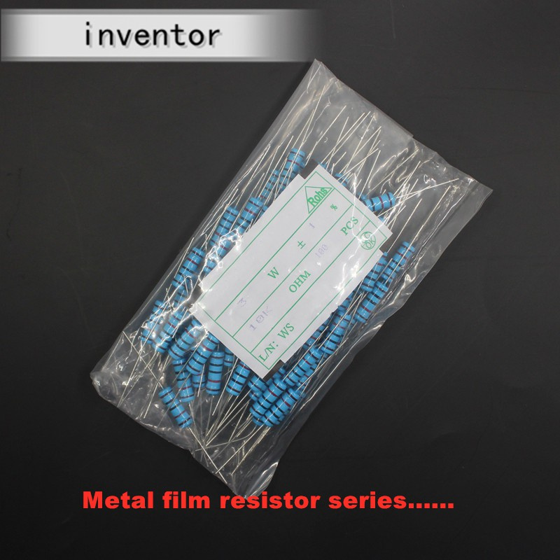 Set 100 điện trở phim 1 / 4w 1 / 2w 1w 1% 2.7k 3k 3.3k 3.6k 3.9k 4.3k 4.7k Ohm chuyên dụng chất lượng cao | BigBuy360 - bigbuy360.vn