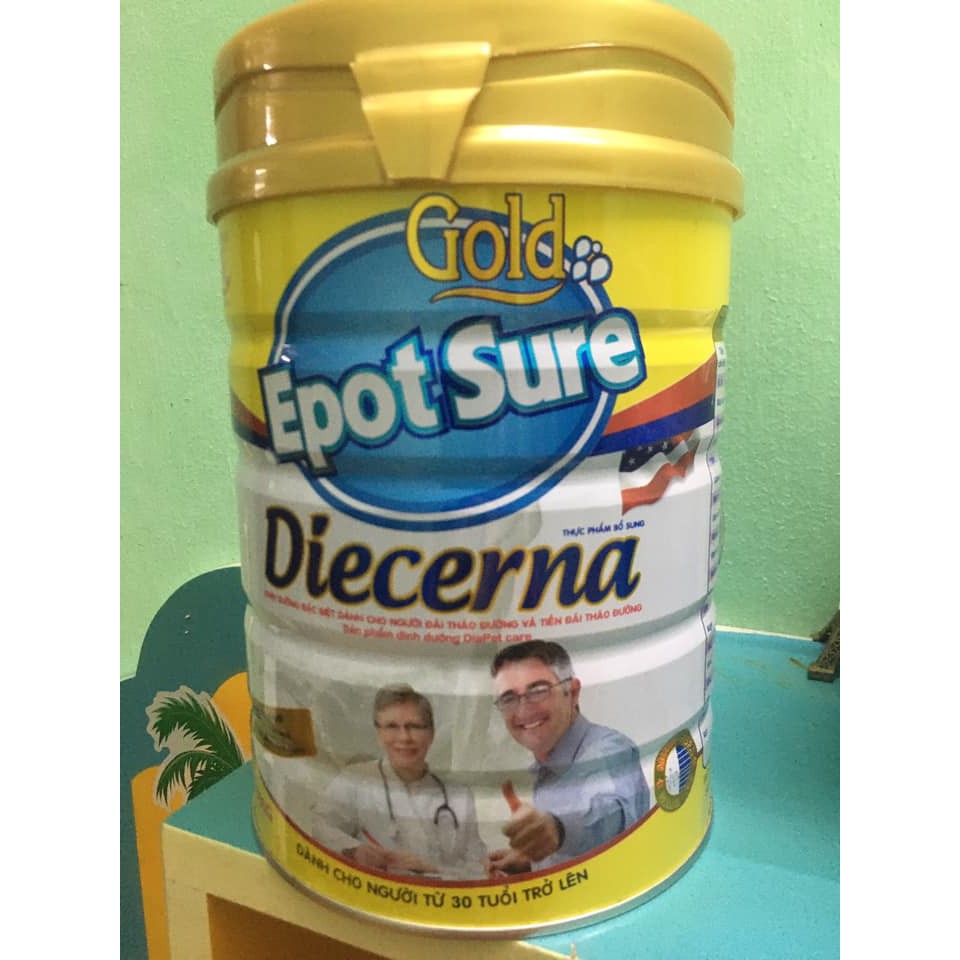 sữa tiểu đường Diecerna Epot sure lon 900g