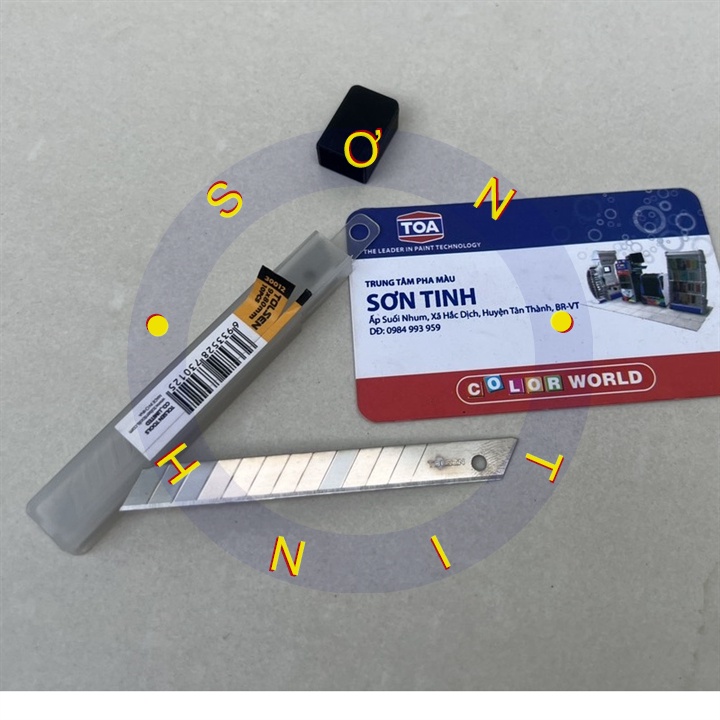 Lưỡi dao size nhỏ 9mm TOLSEN 30012
