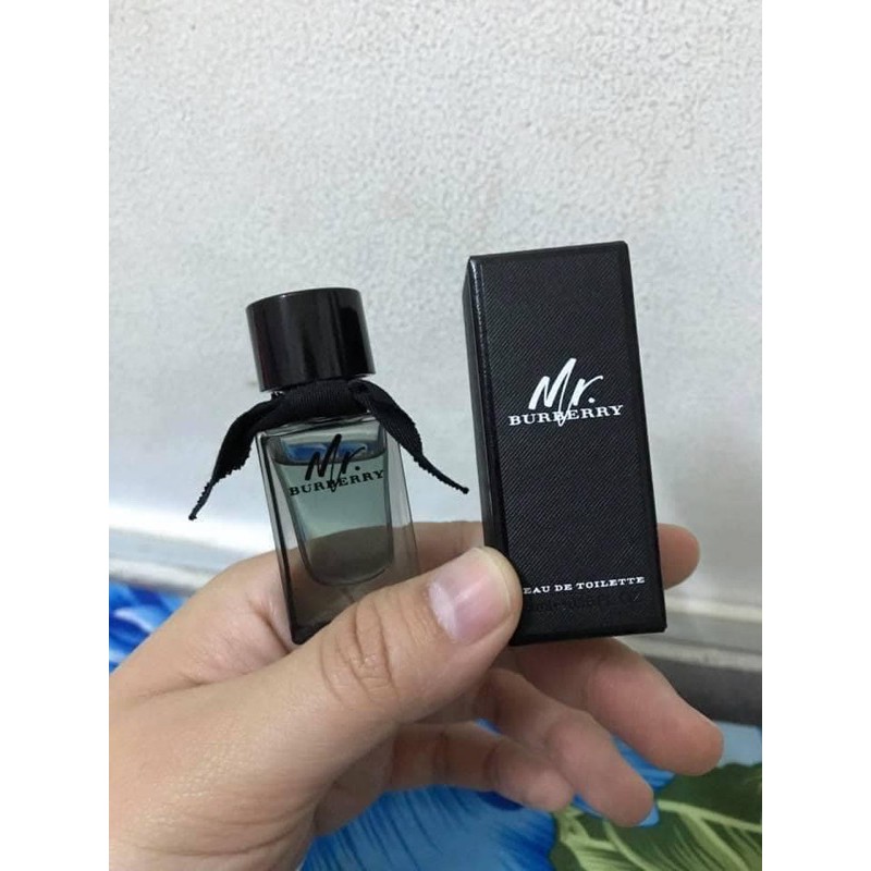 Nước hoa nam Mr Bủberry edt 5ml