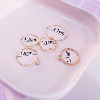 Nhẫn Đính Đá Nhân Tạo Nhiều Kiểu Dáng