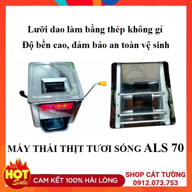 MÁY THÁI THỊT TƯƠI SỐNG 1 CỬA  ALS 750w / Shop Cát Tường Bảo Hành 12 tháng