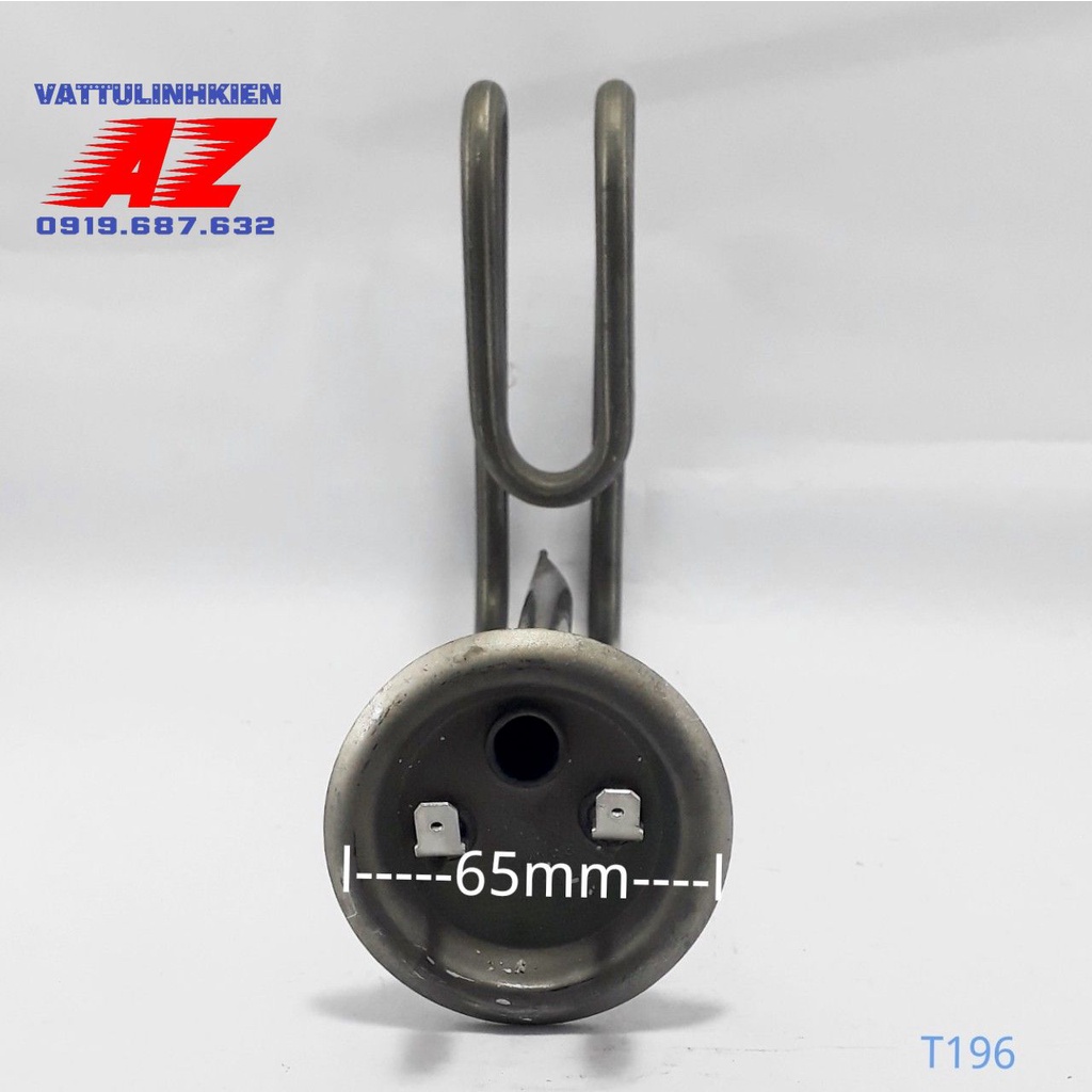 Bộ linh kiện ruột đốt Bình nóng lạnh ROSSI - TÂN Á 15L thân cong, bát tròn 6,5cm x 18cm+13cm + Thanh magie 5mm(196+346