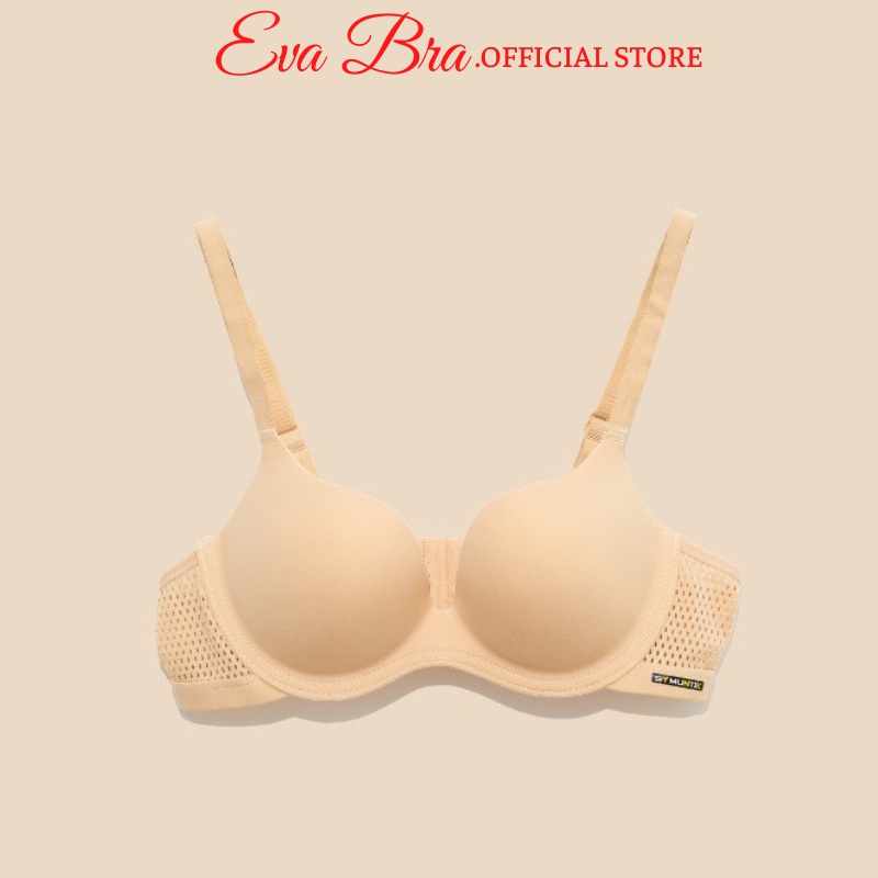 Áo Lót Su Eva Bra Đệm Vừa 2cm Nâng Đẩy Tháng Mát Với Thiết Kế Quai Dạng Lưới - S11