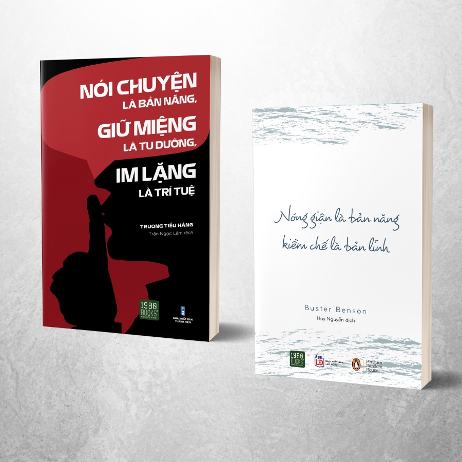 Sách - Combo 2 cuốn Nói Chuyện Là Bản Năng, Giữ Miệng Là Tu Dưỡng, Im Lặng Là Trí Tuệ + Nóng giận là bản năng, kiềm chế