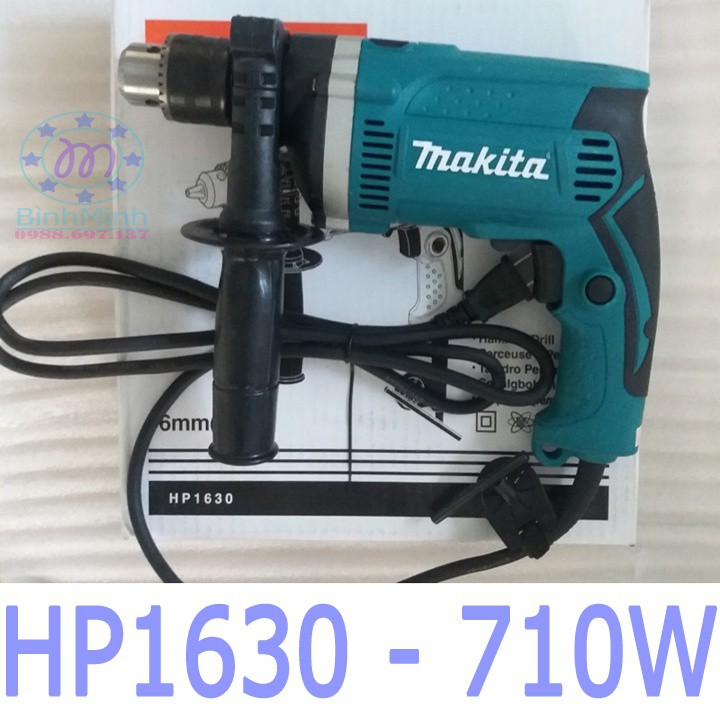 MáY Khoan Makita 1630 | May Ban Vit Dùng Để Khoan Sắt, Tường, Gỗ, Tôn, Bắn Vít, Máy Hoạt Động Mạnh Và Lực - Kios Việt