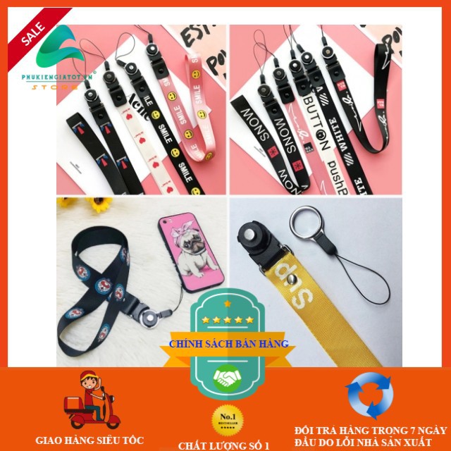 Dây Đeo Điện Thoại, Thẻ STRAP Bản To Siêu Bền.