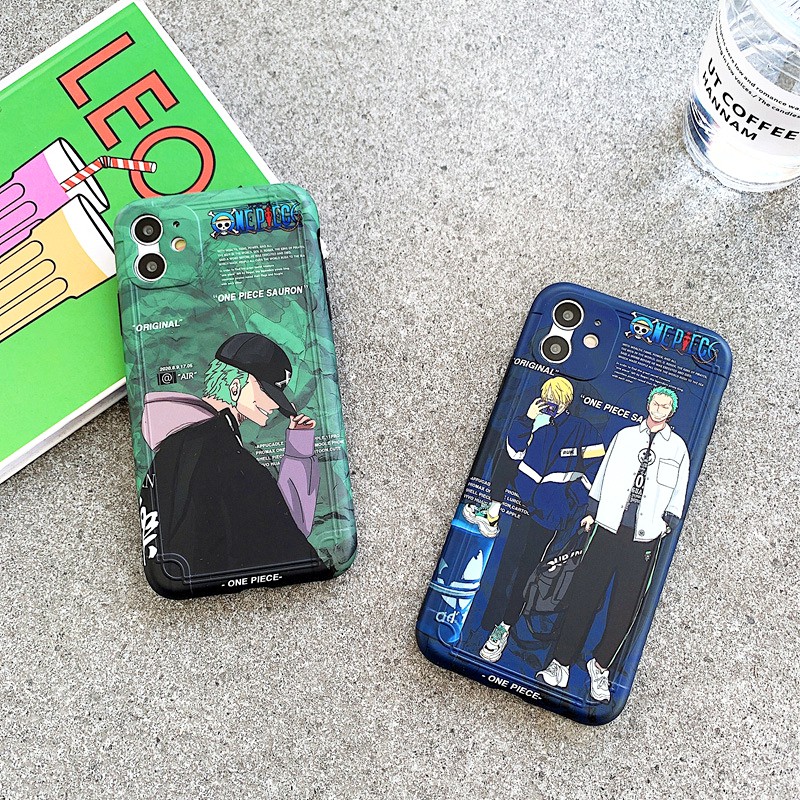 Ốp lưng iphone Zoro & Sanji IMD dày dặn viền nổi 5/5s/6/6plus/6s/6splus/7/7plus/8/8plus/x/xs/11/12/pro/max/plus/promax | BigBuy360 - bigbuy360.vn