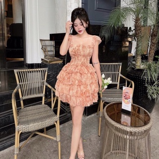 Váy hoa chun eo