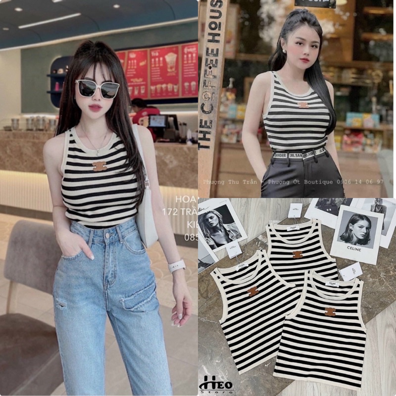 Áo Len Tăm Ba Lỗ Kẻ Siêu Hot