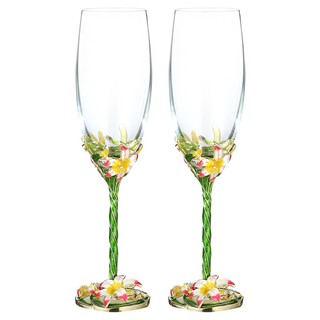 CREATIVE Bộ Đôi Ly Thủy Tinh Uống Rượu Sâm Panh
