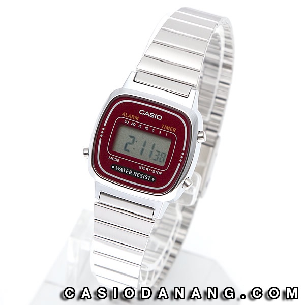 Đồng hồ nữ dây kim loại Casio chính hãng Anh Khuê LA670WA-4DF (24mm)