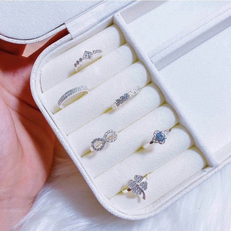 Nhẫn nữ Bạc ta sáng bóng , sang chảnh , giá rẻ - Vàng Bạc Khải Khải