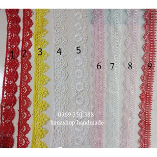 Các Loại Dây Ren Trang Trí Nón, Giày, Áo, Váy
