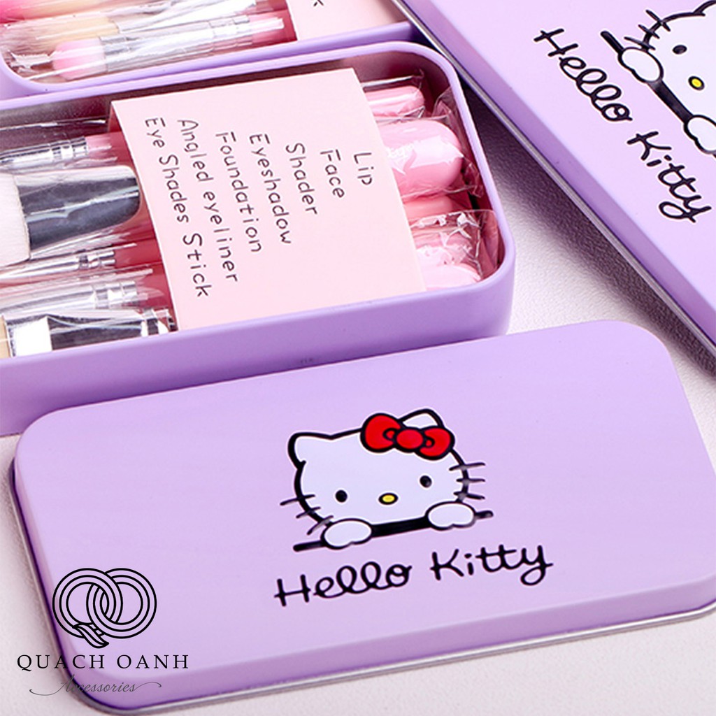 Bộ cọ trang điểm 8 cây Hello Kitty - CK1