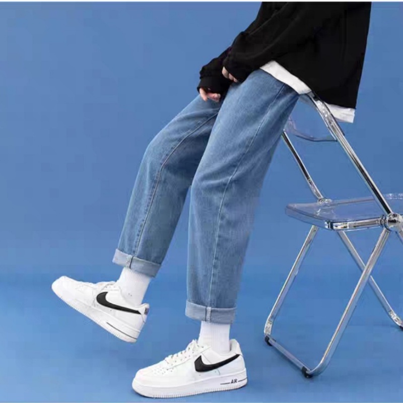 Quần Jeans, Quần jeans baggy xanh nam ống suông, rộng, hottrend 2021-XX MENS FASHION! | BigBuy360 - bigbuy360.vn