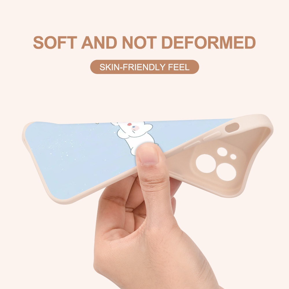 Ốp Điện Thoại Vẽ Hình Chú Cún/Trái Cây Màu Xanh Dương/Trắng Chống Rơi Cho Samsung Galaxy A7 2018 A50 A30S A50S A30 A20 M10S A10S M01S