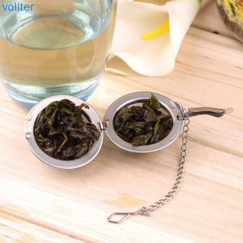 Dụng Cụ Lọc Trà Bằng Thép Không Gỉ Thiết Kế Hình Cầu Đường Kính 4.5cm Tiện Dụng