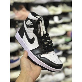 ⚡️𝐅𝐑𝐄𝐄 𝐒𝐇𝐈𝐏⚡️giày jodan đen trắng cao cổ full box và bill