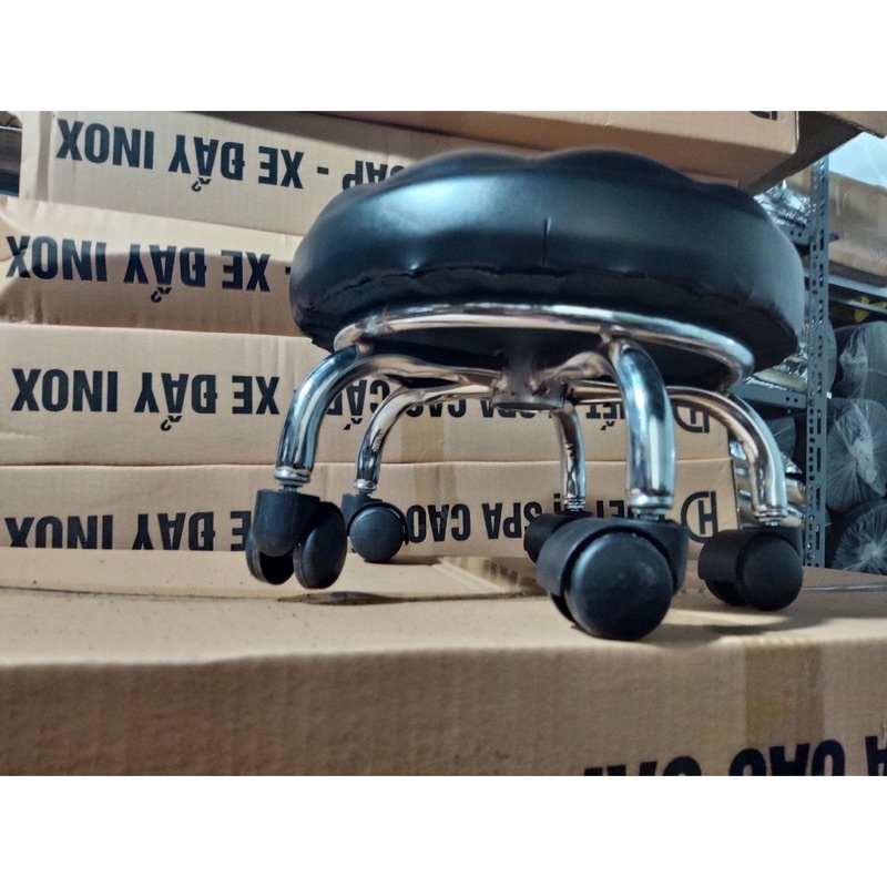 Ghế xoay chệt 360° làm móng Nail , đóng hàng tiện lợi