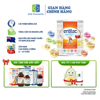 Sữa bột Enlilac Gold Max+ - Hộp 400g - 900g Sữa bột giúp bé ăn ngon miệng,hấp thu dinh dưỡng, sữa cao năng lượng cho trẻ