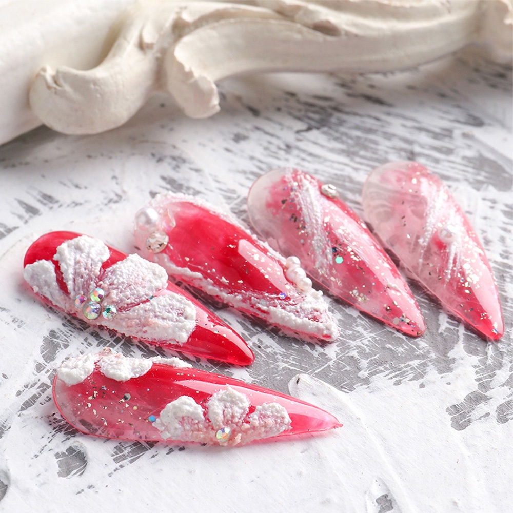 [Hàng mới về] Gel sơn móng tay tạo hình 3D thời trang 5ml DIY