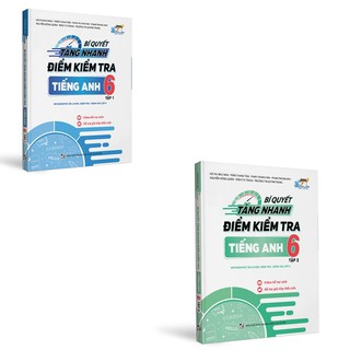 Sách - Combo Bí quyết tăng nhanh điểm kiểm tra Tiếng Anh 6 - 2 tập