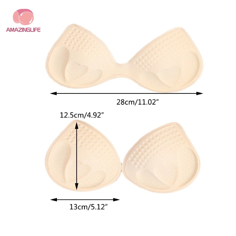 Miếng Đệm Mút Nâng Ngực Dày Dặn Thoáng Khí Quyến Rũ Dành Cho Nữ