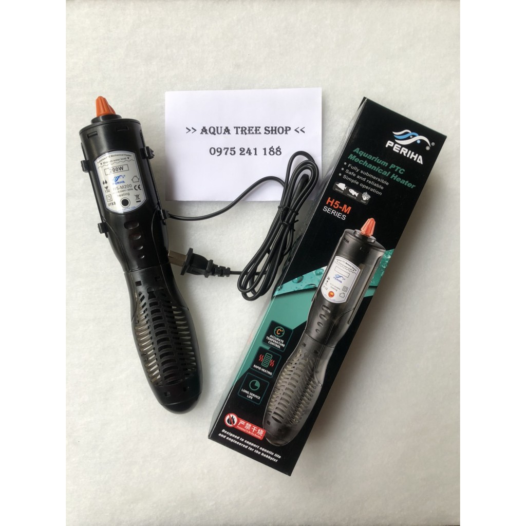 (Hàng cao cấp) Sưởi bể cá chống cháy nổ Periha dòng cao cấp H5-M50, H5-M100, H5-M200, H5-M300, H5-M500